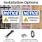 Signmission Energized Circuit OSHA Notice Sign, Plastic, 10in W x 7in L, 2PK OS-2PACK-NS-P-710-L-12041 - alternate 7